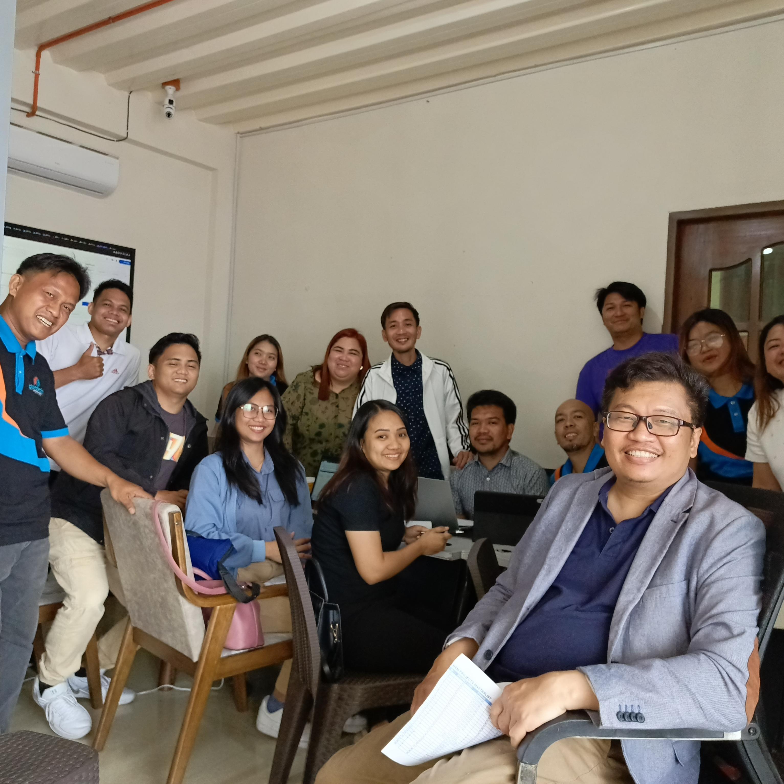 Team collaboration meeting with real estate professionals
